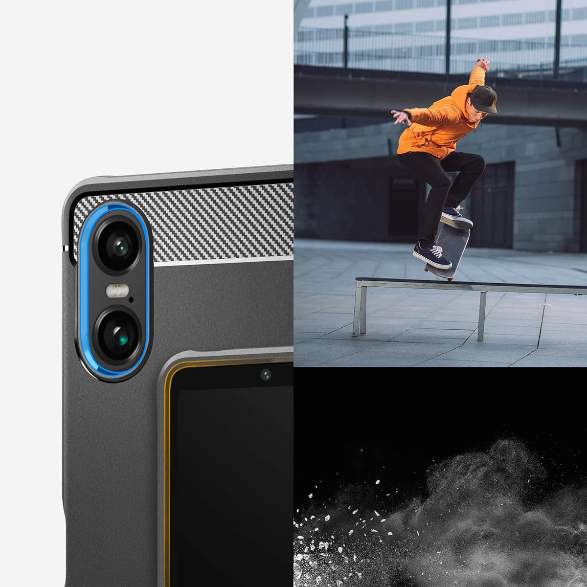 Etui Spigen Rugged Armor do Xperia 10 VI, czarne